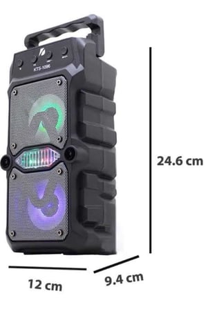 Taşınabilir Kablosuz Bluetooth Hoparlör Uzun Pil Ömrü Led Işıklı - Lisinya