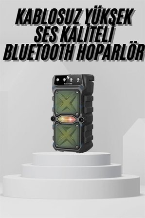 Bluetooth Hoparlör Yüksek Ses Kaliteli Büyük Boy Çift Çıkışlı Ses Bombası - Lisinya