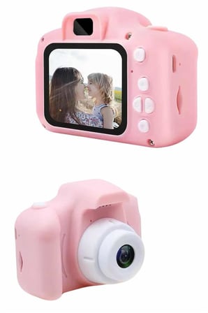 Çocuklara Özel Fotoğraf Ve Video Çeken Mini Çok Renkli Fotoğraf Makinesi - Lisinya