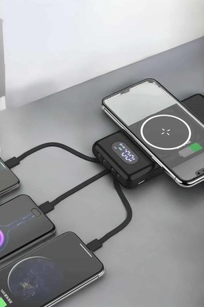 10.000 Mah Powerbank 4 Portlu Hızlı Şarj Dijital Göstergeli - Lisinya