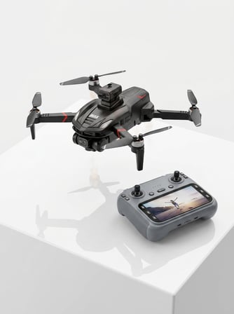 Canlı Görüntü Aktarımlı Çift Kameralı Uzaktan Kumandalı Drone - Lisinya