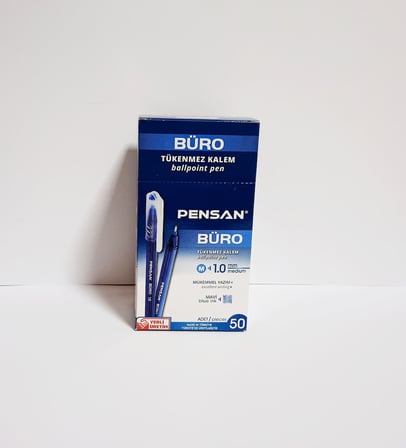 Tükenmez Kalem Pensan 2270 1mm Mavi 50`li