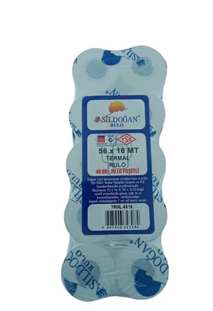 Asildoğan Yazarkasa Rulosu 56x16 Termal Pos TSE Belgeli 10 Rulo