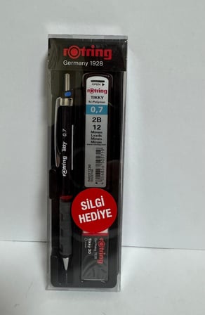 Okul Seti 0.7 Mm Bordo Versatil Uçlu Kalem-Silgi-Uç