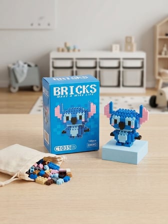Mini Bricks Figür – Parçalı Yapı Oyuncağı – Dekoratif Koleksiyon Figürü C1035