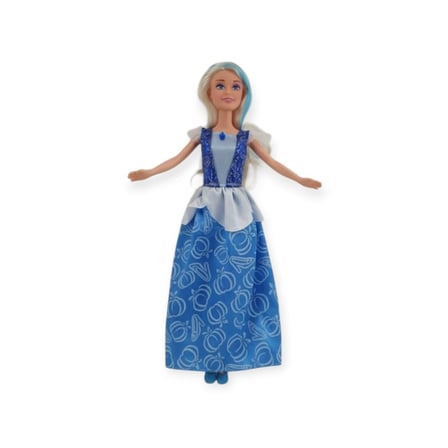 Prenses Bebek 30 cm - 66774 - 6 - Mavi (Lisinya)