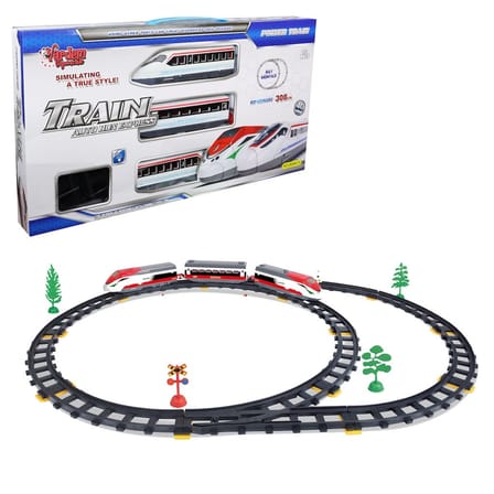 Tren Seti 40 Parça Express Tren 308 cm Ray - 2934A-11 (Lisinya)