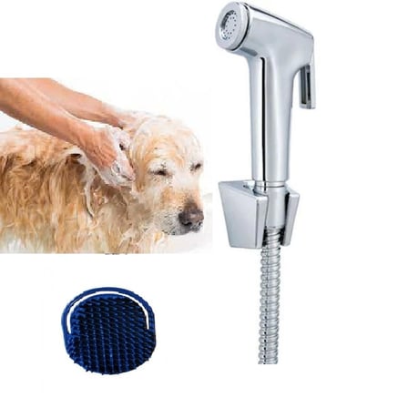 Sprey El Duşu Kedi Köpek Yıkama Tabancası Seti ve Kedi Köpek Yıkama Tarağı ( Lisinya )