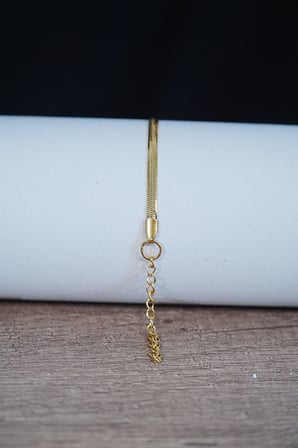İtalyan Tasarım Çelik Çift Bileklik  Unisex Altın Gümüş Renk, Kararmaz 2 Adet