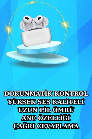 Akıllı Saat ve Kulaklık Seti Bildirim Görme Arama Cevaplama ANC Özelliği - Lisinya
