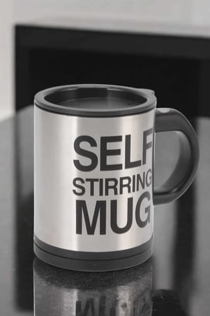 Yazılı Mug Kupa Karıştırıcı Özelliği Ve Paslanmaz Çelik - Lisinya