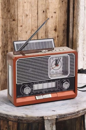 Nostaljik Radyo USB,AUX Ve SD Kart Girişli Bluetooth Bağlantılı - Lisinya