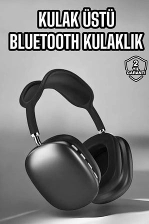 P9 Plus Kulaklık Siyah Bluetooth Bağlantılı Kulak Üstü Kablosuz - Lisinya