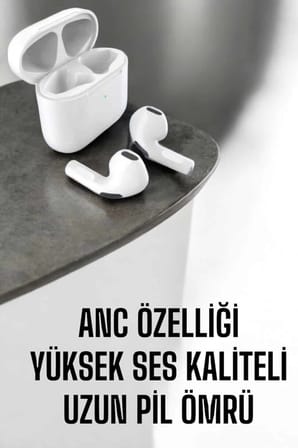 Yeni Nesil Pro Bluetooth Kulaklık Uzun Pil Ömrü Beyaz - Lisinya