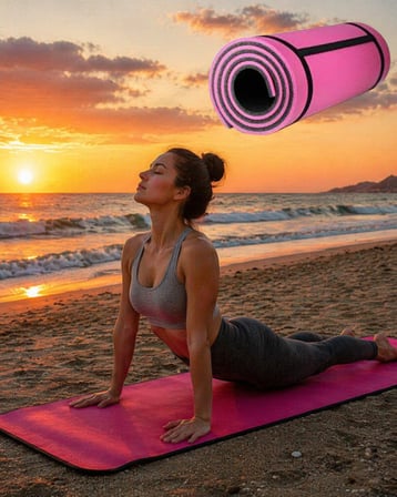 10MM YOGA MATI PEMBE - Lisinya