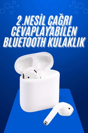 2025 Model Çağrı Cevaplayabilen Bluetooth Kulaklık Beyaz Dokunmatik Kontrol - Lisinya