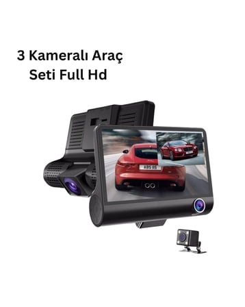 3 Kameralı Araç DVR - Lisinya