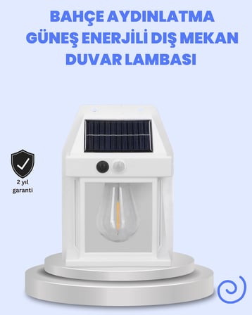 IP65 Su Geçirmez Güneş Paneli Dış Mekan Lamba - Lisinya