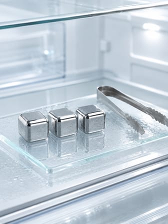Paslanmaz Çelikten Üretilmiş Metal Buz Küpü Seti ve Buz Klipsi - Lisinya