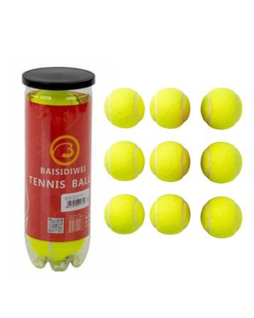 9’lu Tenis Topu Seti Profesyonel ve Amatör Kullanım İçin İdeal - Lisinya