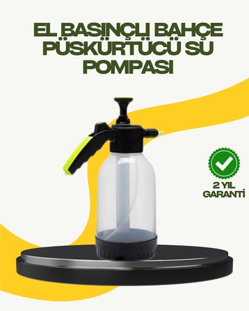 Manuel Basınçlı Köpük Püskürtücü Ayarlanabilir Nozullu 2 Litre Araba Yıkama - Lisinya