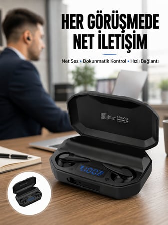 Çağrı Cevaplayabilen Akıllı Saat 5.2 Bluetooth Bağlantılı Kulaklık Yeni Nesil - Lisinya