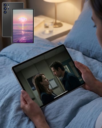 WiFi Destekli Android Tablet 10.1 İnç Geniş Ekran Tablet Seti - Lisinya