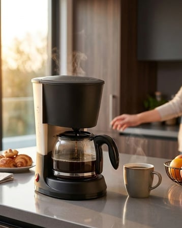 12 Fincan Filtre Kahve Makinesi 1.2 Litre Damlatmaz Sistem Kahve Makinesi - Lisinya