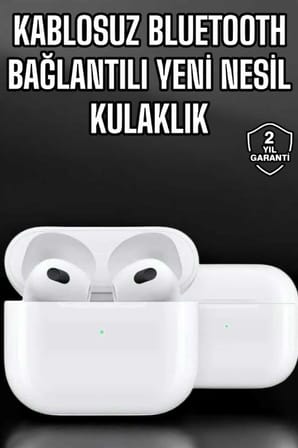 Bluetooth Kulaklık 3.Nesil Kablosuz Uzun Pil Ömrü Dokunmatik Kontrol Yeni Nesil - Lisinya