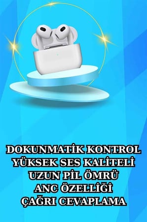Akıllı Saat ve Kulaklık Seti Bildirim Görme Arama Cevaplama ANC Özelliği - Lisinya
