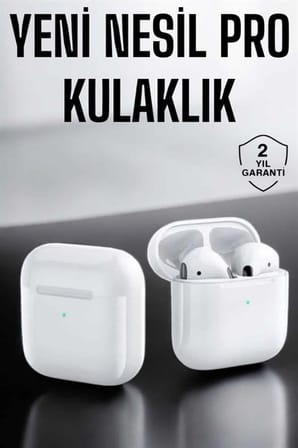 Yeni Nesil Pro Bluetooth Kulaklık Uzun Pil Ömrü Beyaz - Lisinya