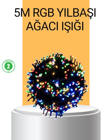 Dekoratif LED Çelenk Işık 8 Farklı Aydınlatma Modu - Lisinya