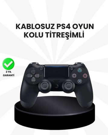 Şarjlı Kablosuz PS4 Oyun Kolu Titreşimli Hassas Kontrol - Lisinya