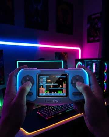 Retro El Konsolu Dahili Klasik Oyunlar AV TV Bağlantılı Şarjlı Oyun Cihazı - Lisinya