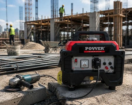 Povver LT2000 En 1.40 Kva Ipli Marşlı Benzinli Jeneratör