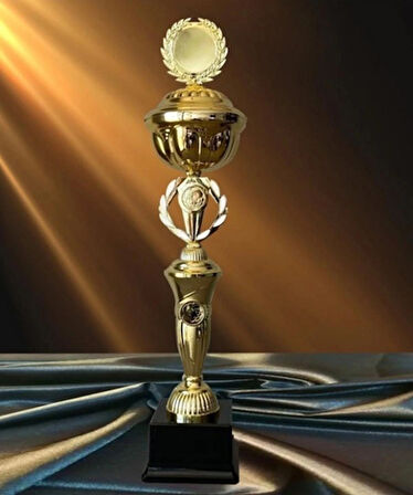 AYYILDIZ BAYRAKÇILIK Ödül Kupası LT021 50cm. Sarı Renk