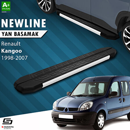 S-Dizayn Renault Kangoo NewLine Aluminyum Yan Basamak 183 Cm 1998-2007 A+ Kalite