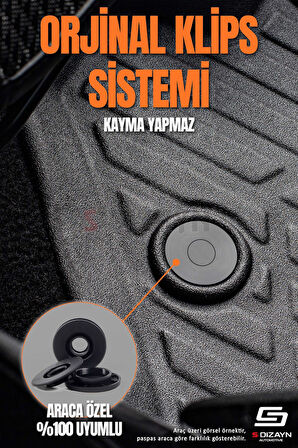 S-Dizayn Kia Rio 3D Pro Havuzlu Paspas 2017-2023 A+ Kalite