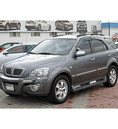 Kia Sorento Uyumlu Yan Basamak 2003-2007 Side Step Oem Style Gri