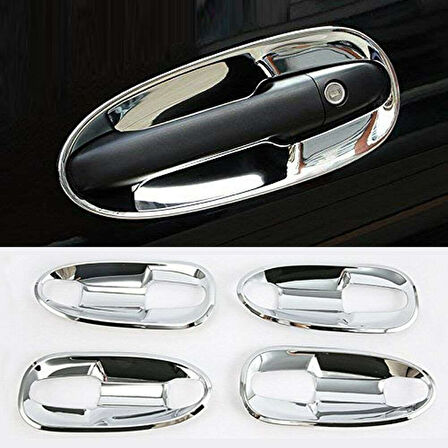 Mercedes Vito Uyumlu W447 2014 Sonrası Dış Kapı Kolu İç Kaplama ABS Krom