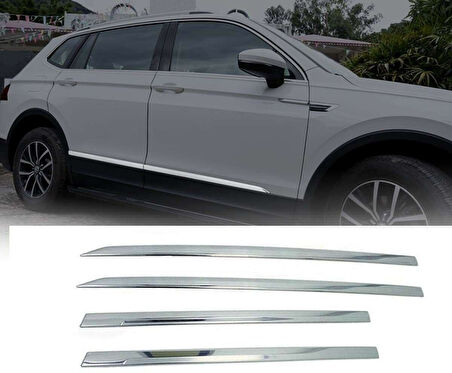 Volkswagen Tiguan Uyumlu 2008 2015 Yan Kapı Çıtası Krom