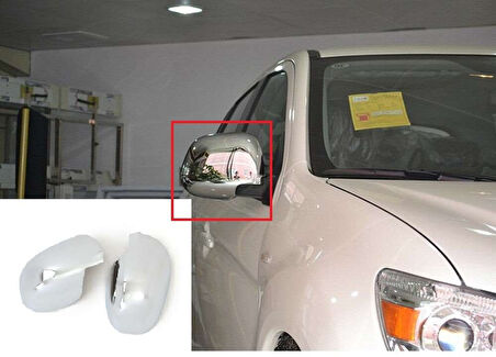 Mitsubishi Asx Uyumlu 2010 2017 Ayna Kapağı ABS (Plastik) Krom