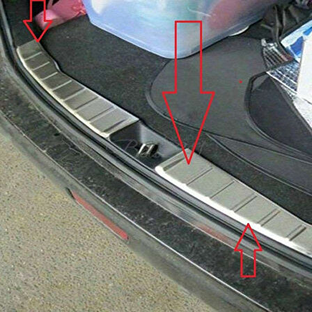 Mitsubishi Asx Uyumlu 2010 2017 Arka Tampon Eşiği Krom