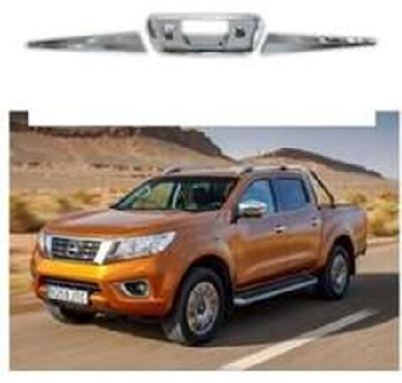 Nissan Navara Uyumlu 2016 Sonrası Bagaj Kapağı Kaplama Abs (Plastik) Krom