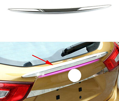 Nissan Qashqai Uyumlu 2014 2020 Bagaj Çıtası Krom Parça
