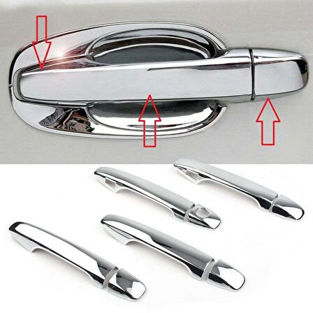 Subaru Forester Uyumlu 2013 2018 Kapı Kolu ABS (Plastik) Krom