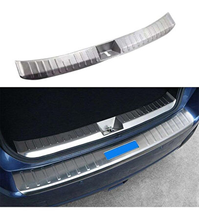 Subaru Forester Uyumlu 2013 2018 Arka Tampon Eşiği Krom