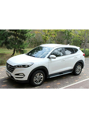 Hyundai Tucson Uyumlu 2004 2014 Yan Basamak Side Step Oem Style Siyah