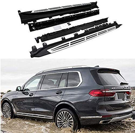 Bmw X7 Uyumlu 2019- Yan Basamak Side Step Square Style