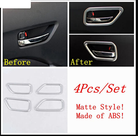 Grand Vitara 2015 2019 Arası İç Kapı Kolu Çerçevesi ABS (Plastik) Krom 